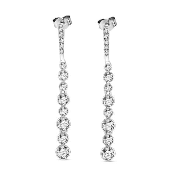 Oorbellen - Wit Goud