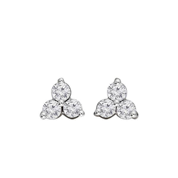 Oorbellen - Wit Goud