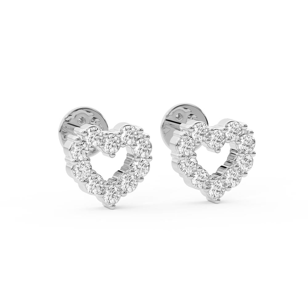 Oorbellen - Wit Goud