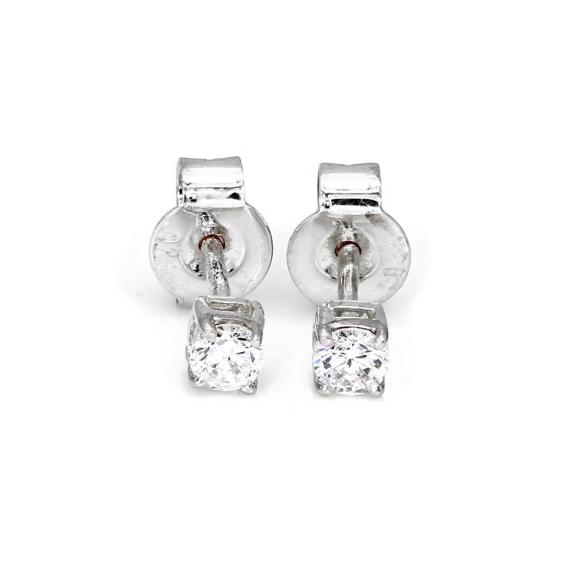 Oorbellen - Wit Goud