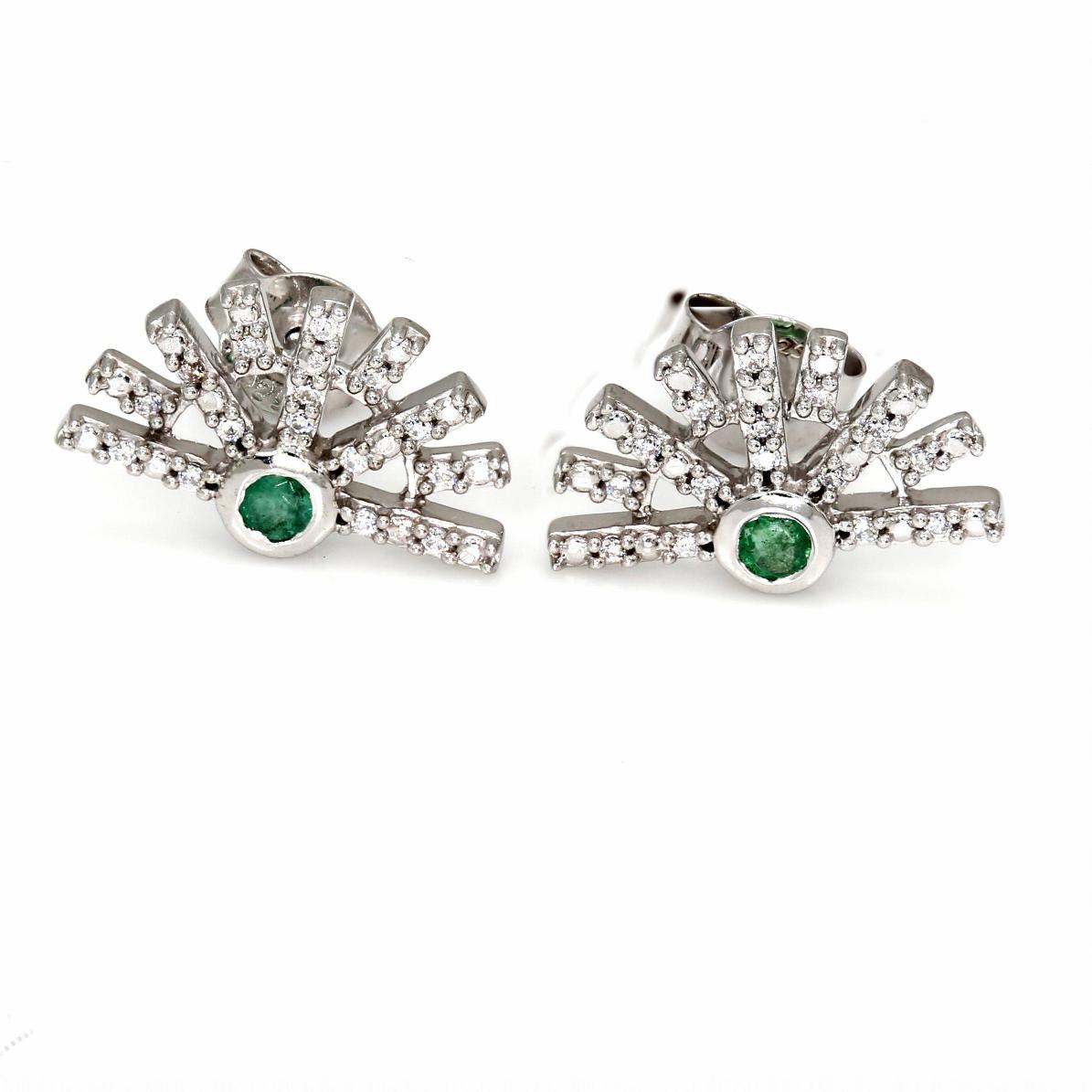 Oorbellen - Wit Goud