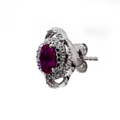 Oorbellen - Wit Goud