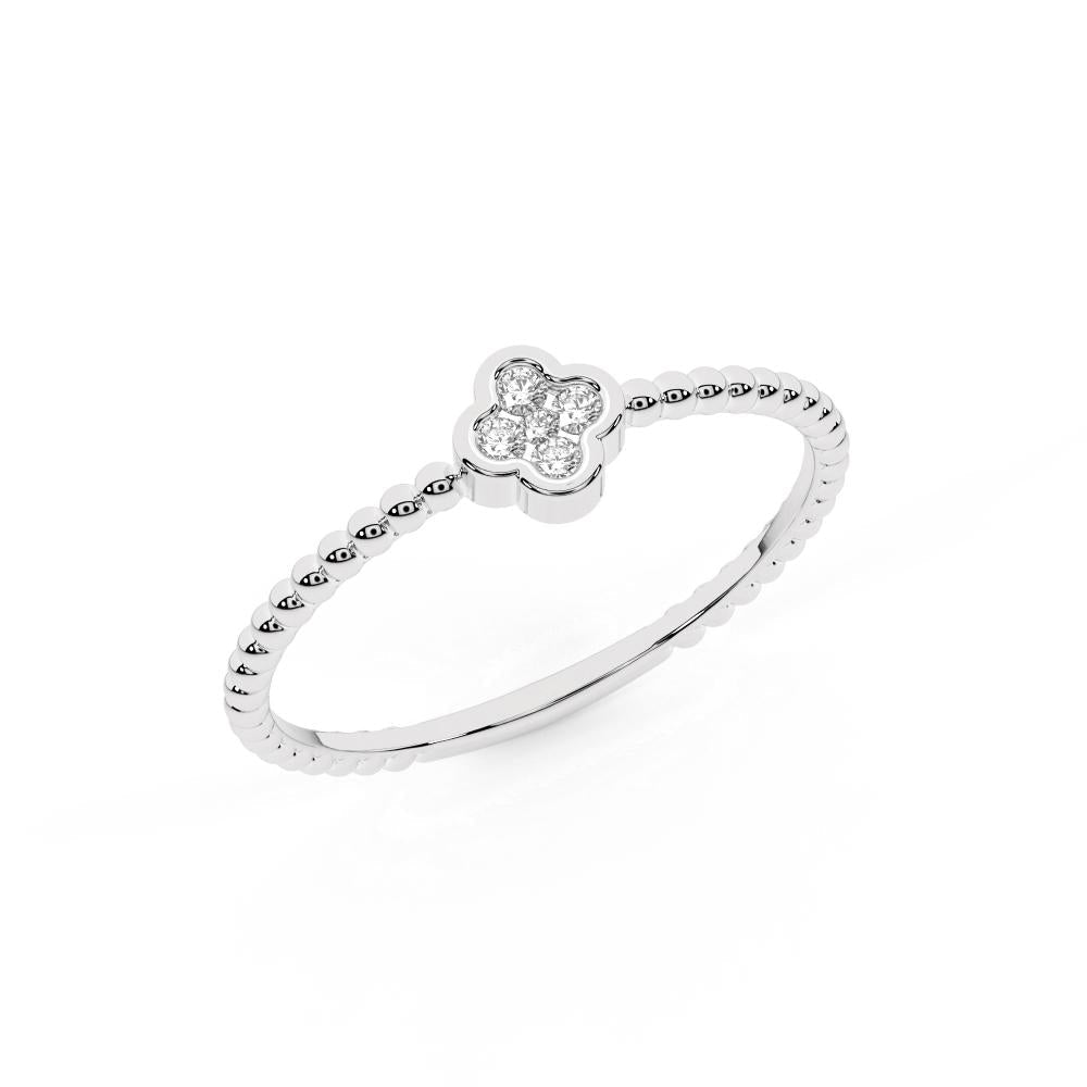Ring - Wit Goud
