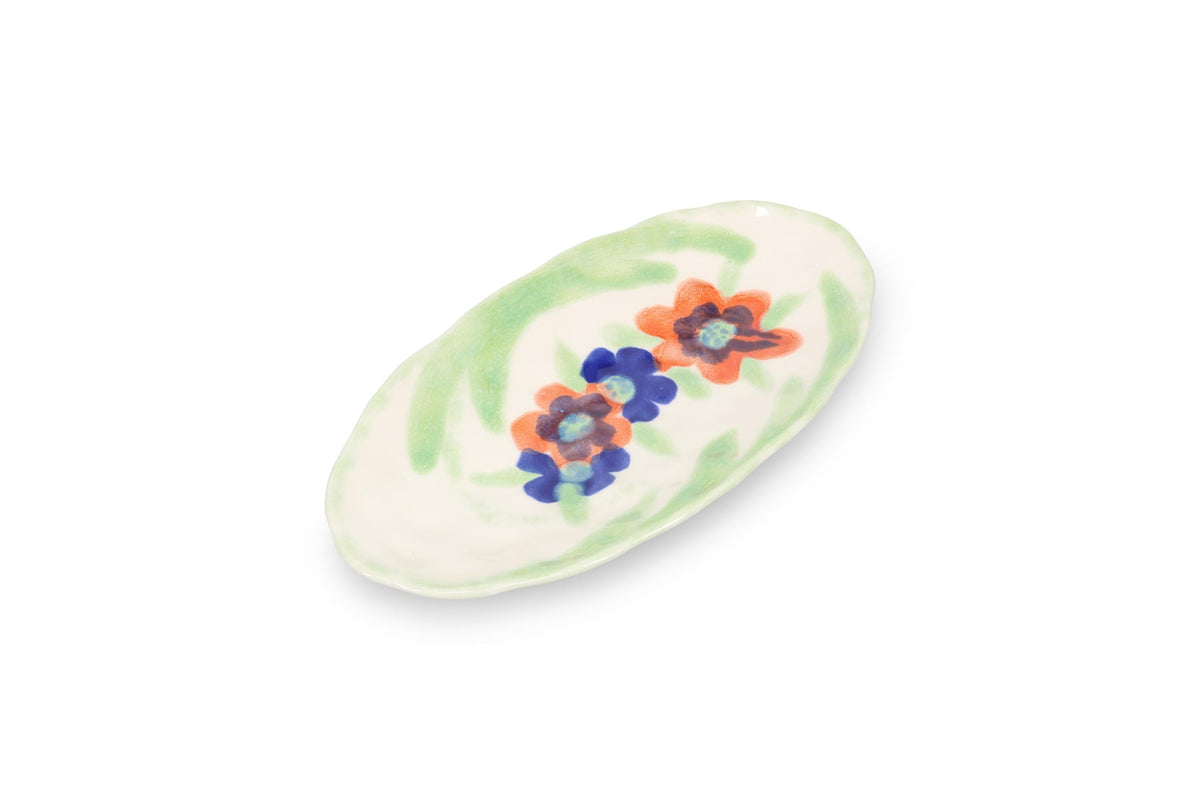 S&P - Serving dish 30,5x15,5cm Fleur