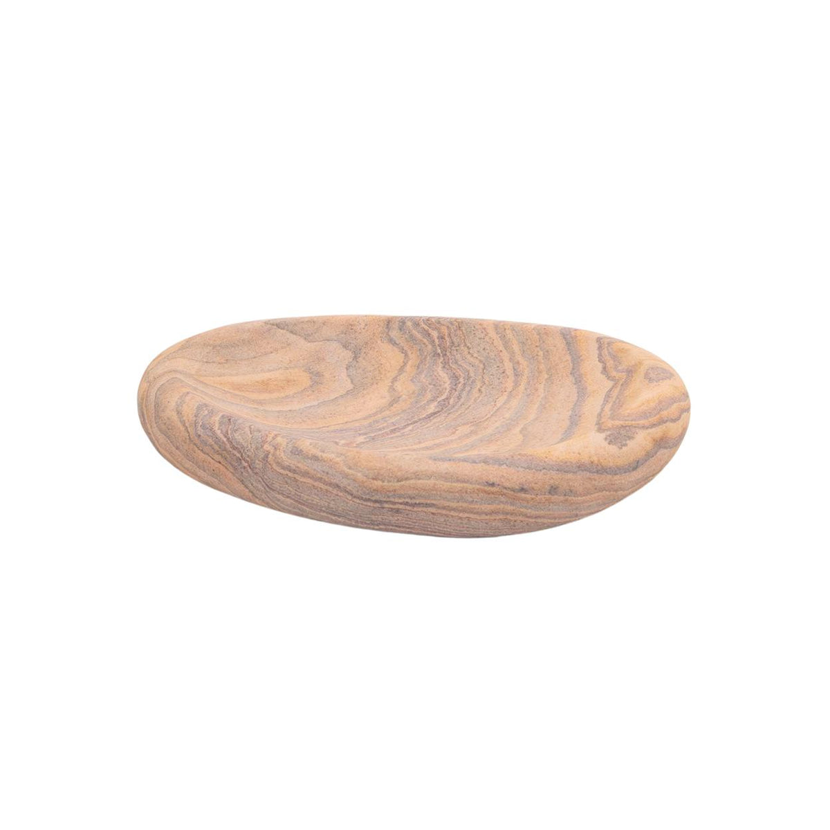 Rainbow Sandstone Pebble Catchall