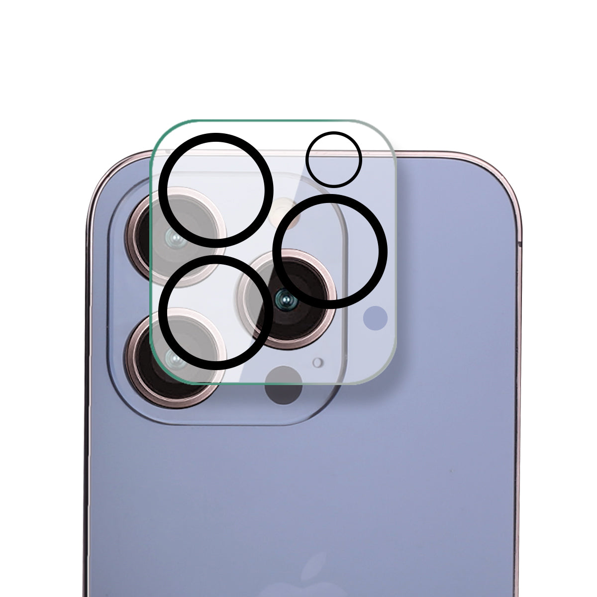 Protecteur D'Objectif Pour Iphone 14 Pro Max - Noir