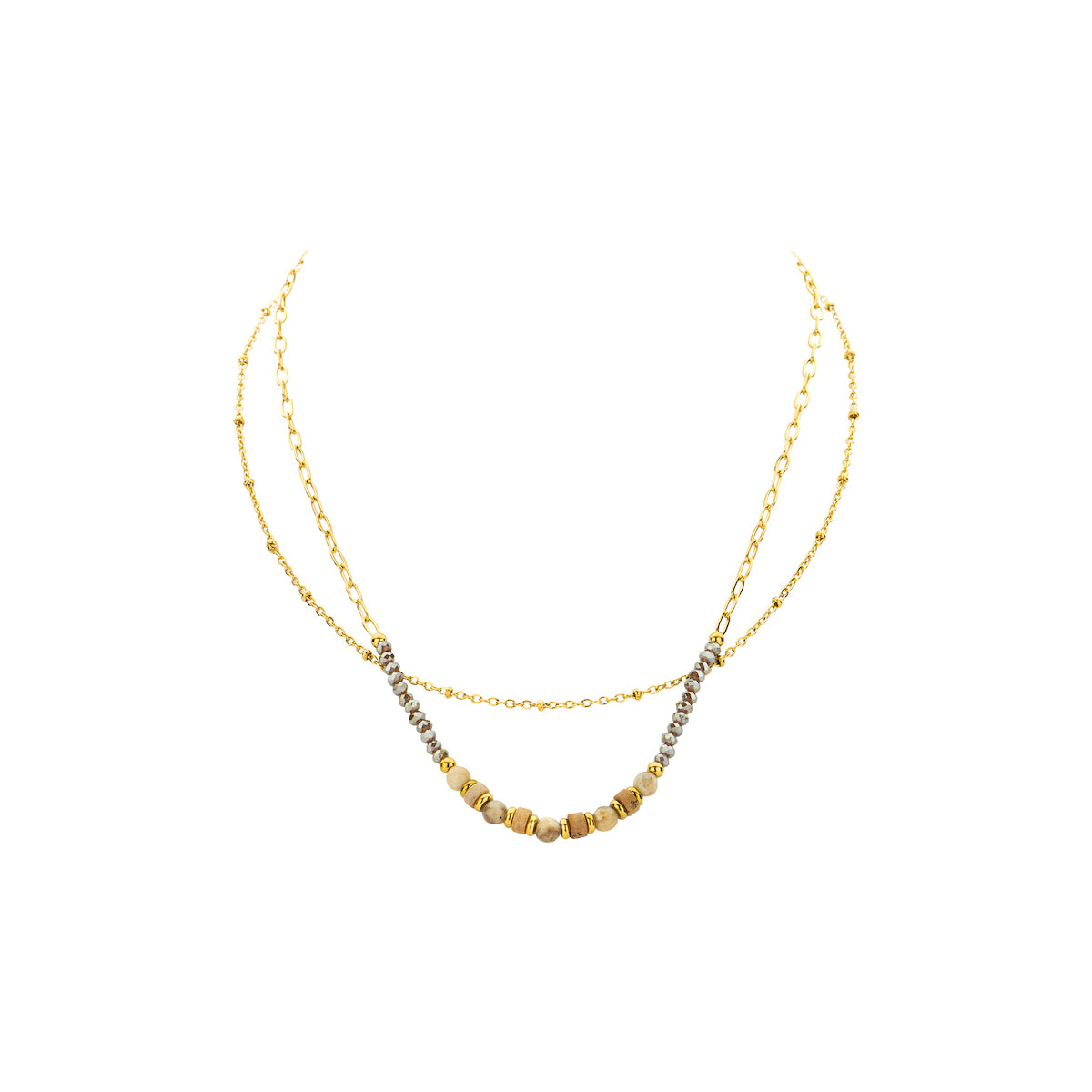 Collier - Adela Beige