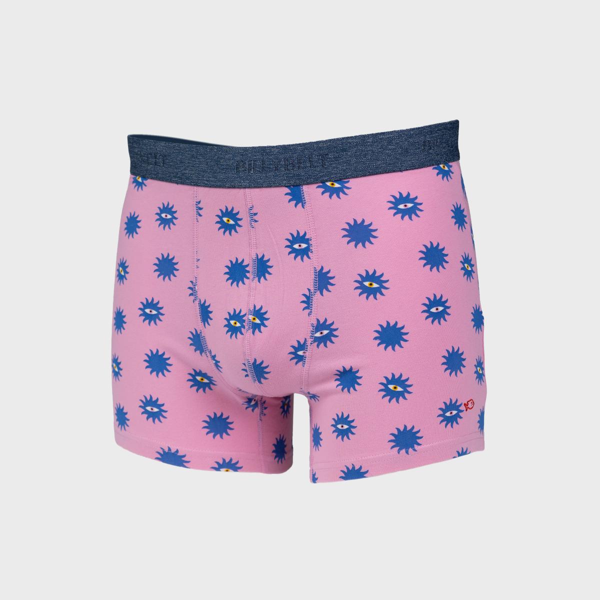 Boxer en coton bio - Suneyes - Rose