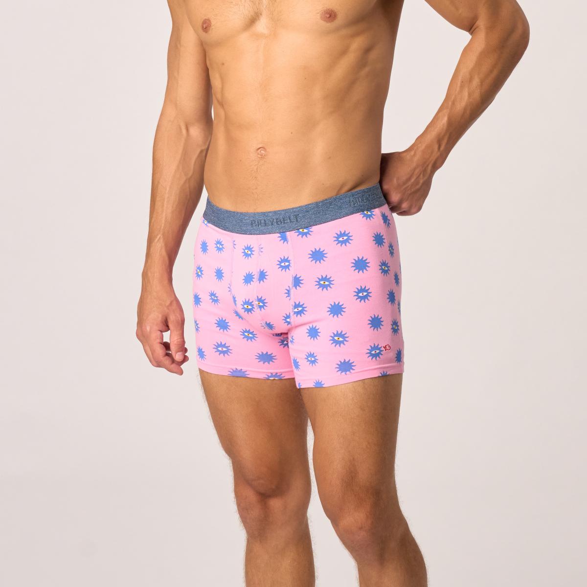 Boxer en coton bio - Suneyes - Rose