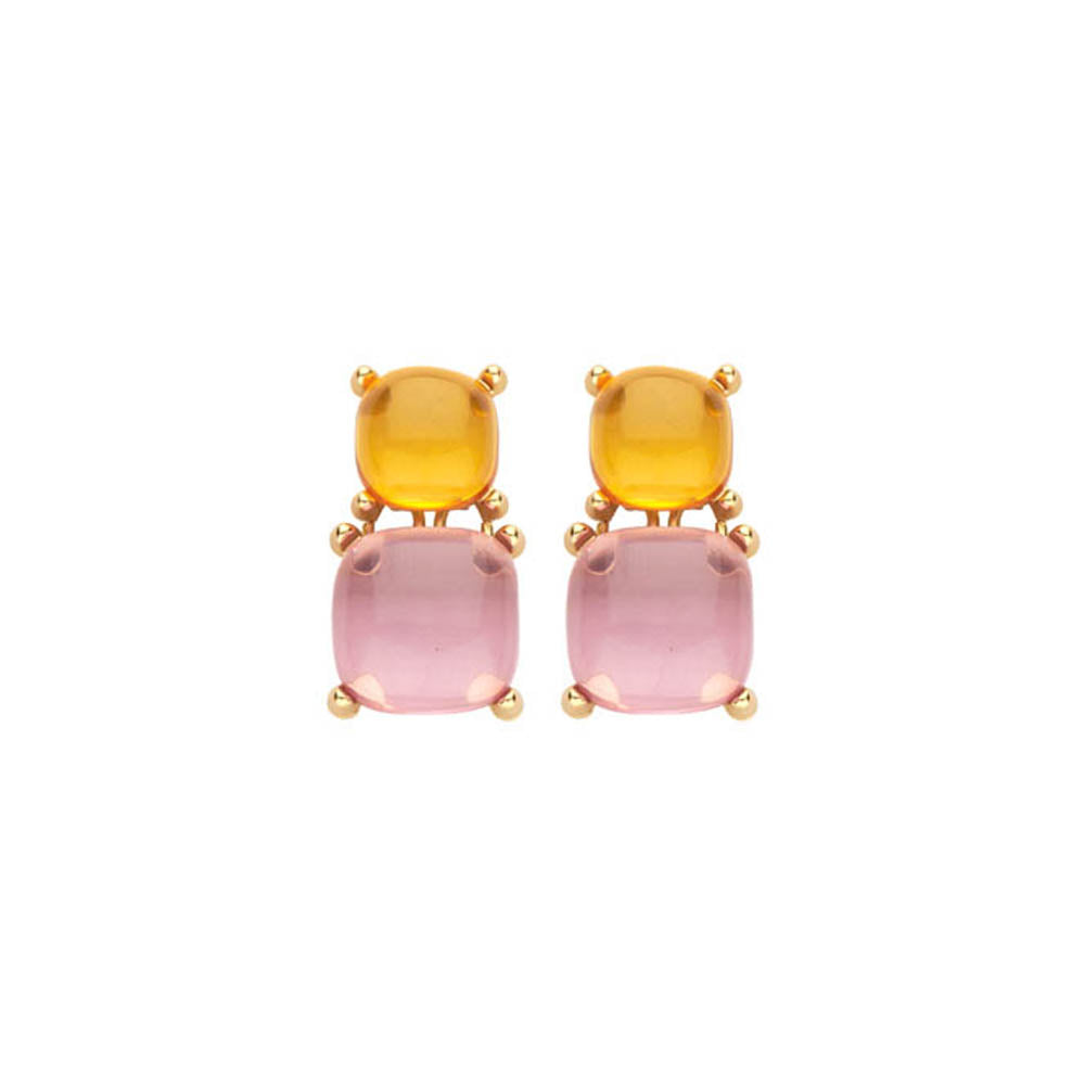 Boucles D&#39;Oreilles - Bowie Mauve