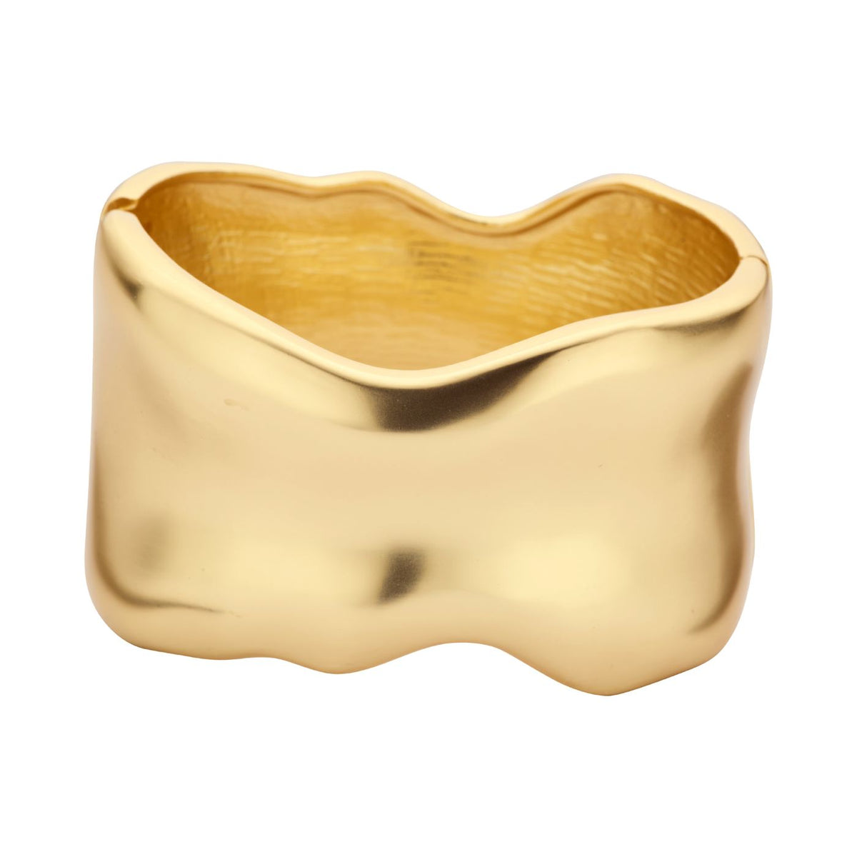 Bracelet - Brussel Armband Goudkleurig Mat