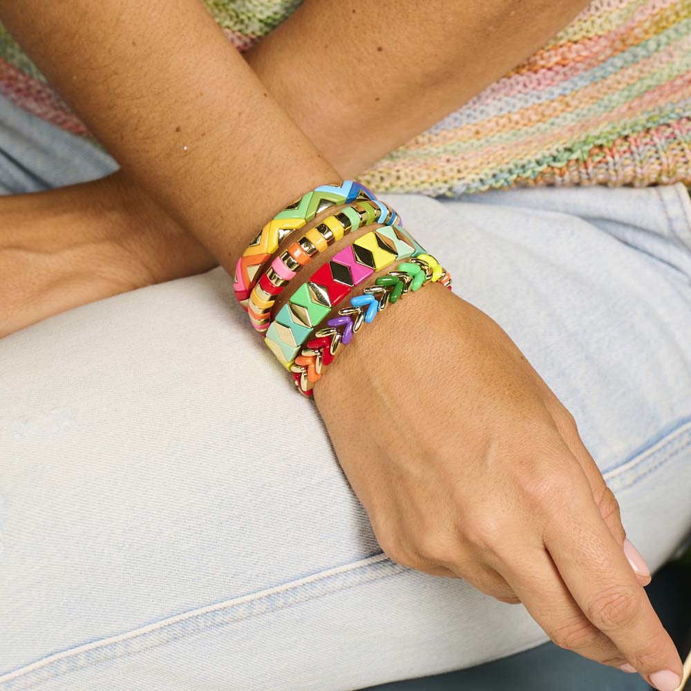 Bracelet - Cab 36 Multicolore