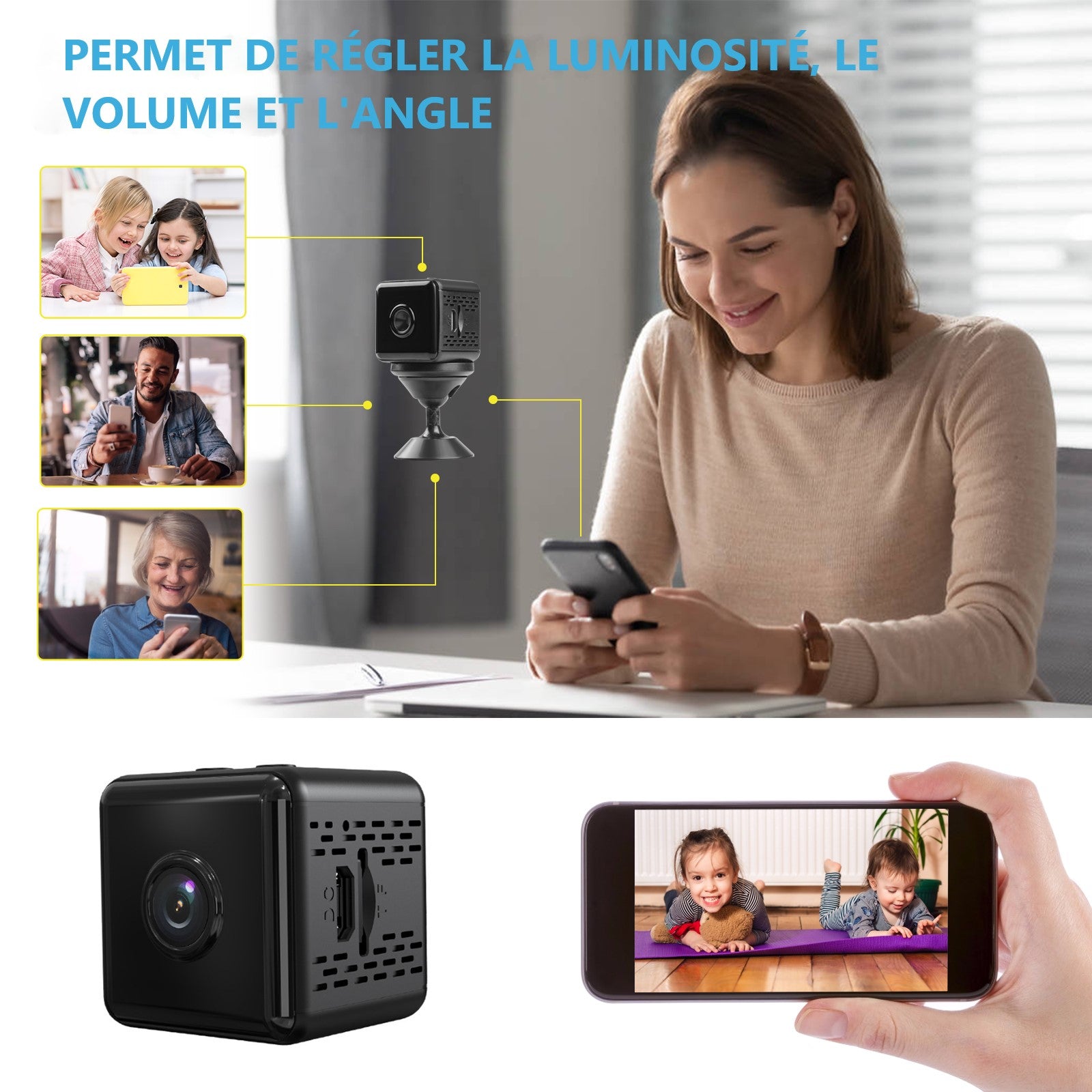 Mini Camera De Surveillance - Noir