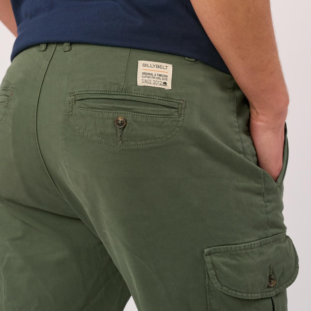 Pantalon cargo - Vert foncé