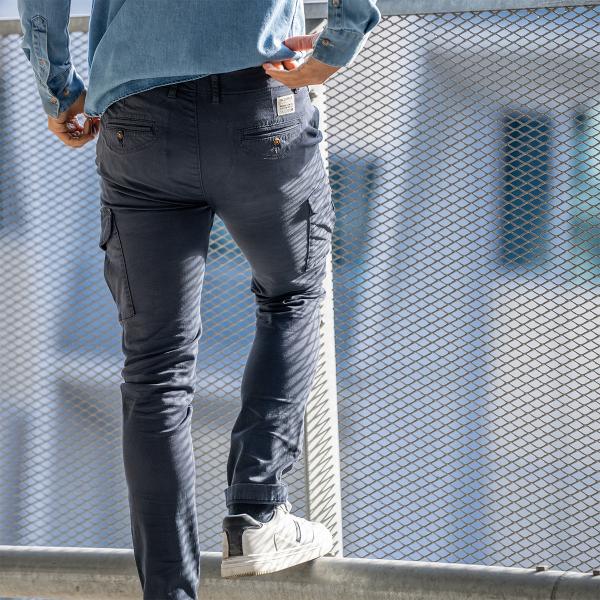 Pantalon cargo - Bleu marine