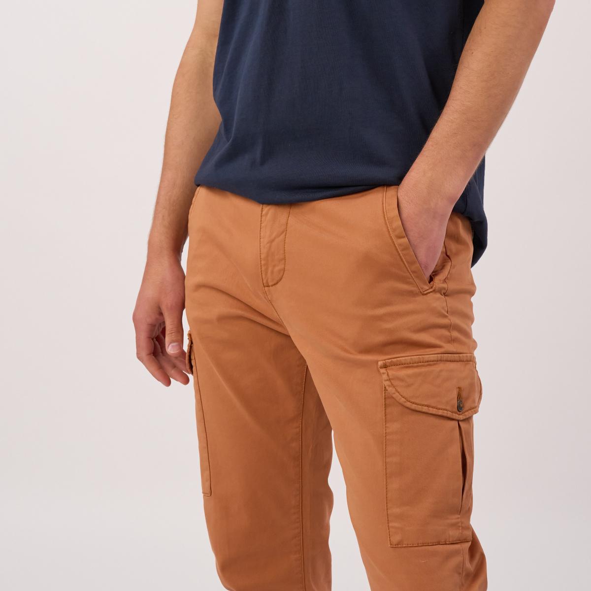 Pantalon cargo - Camel - Marron