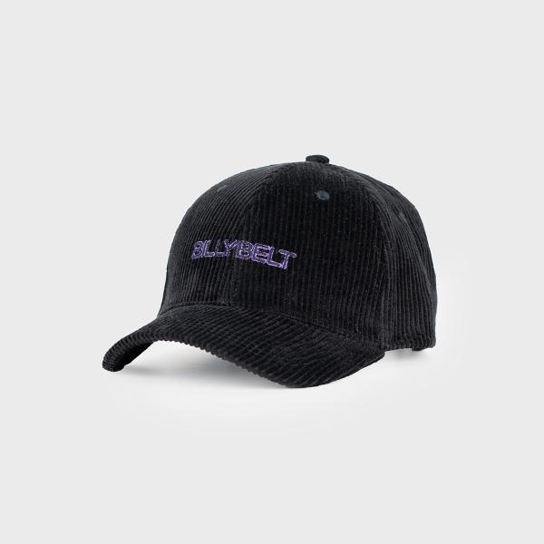 Casquette en velours unie - Noir