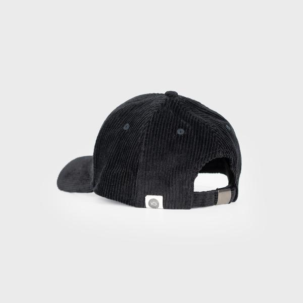 Casquette en velours unie - Noir