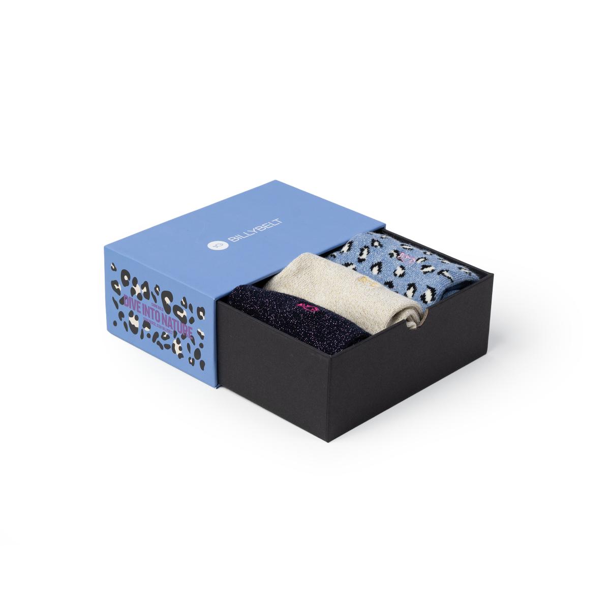 Coffret de chaussettes femme - Dive into nature - Bleu