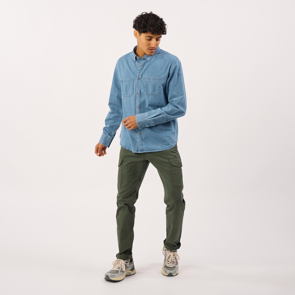 Chemise en denim - Bleu ciel