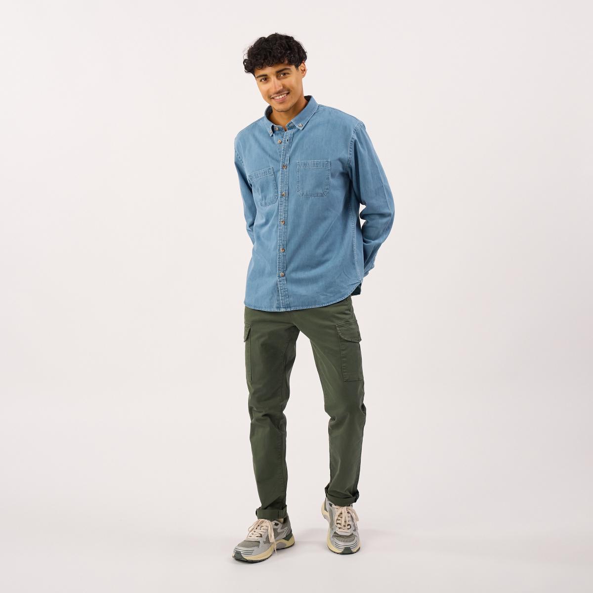 Chemise en denim - Bleu ciel