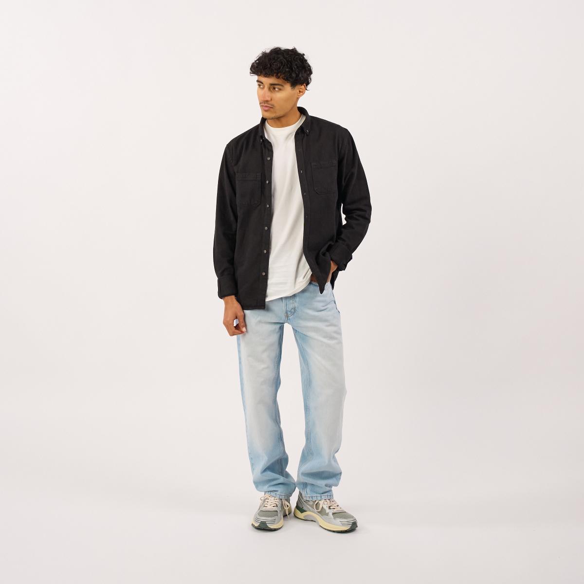 Chemise en denim - Noir