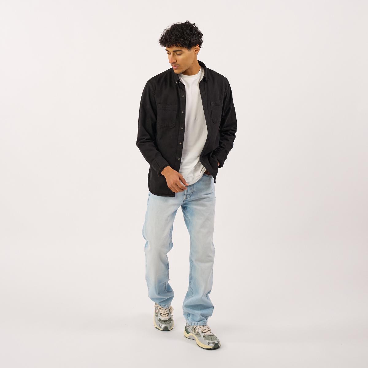Chemise en denim - Noir