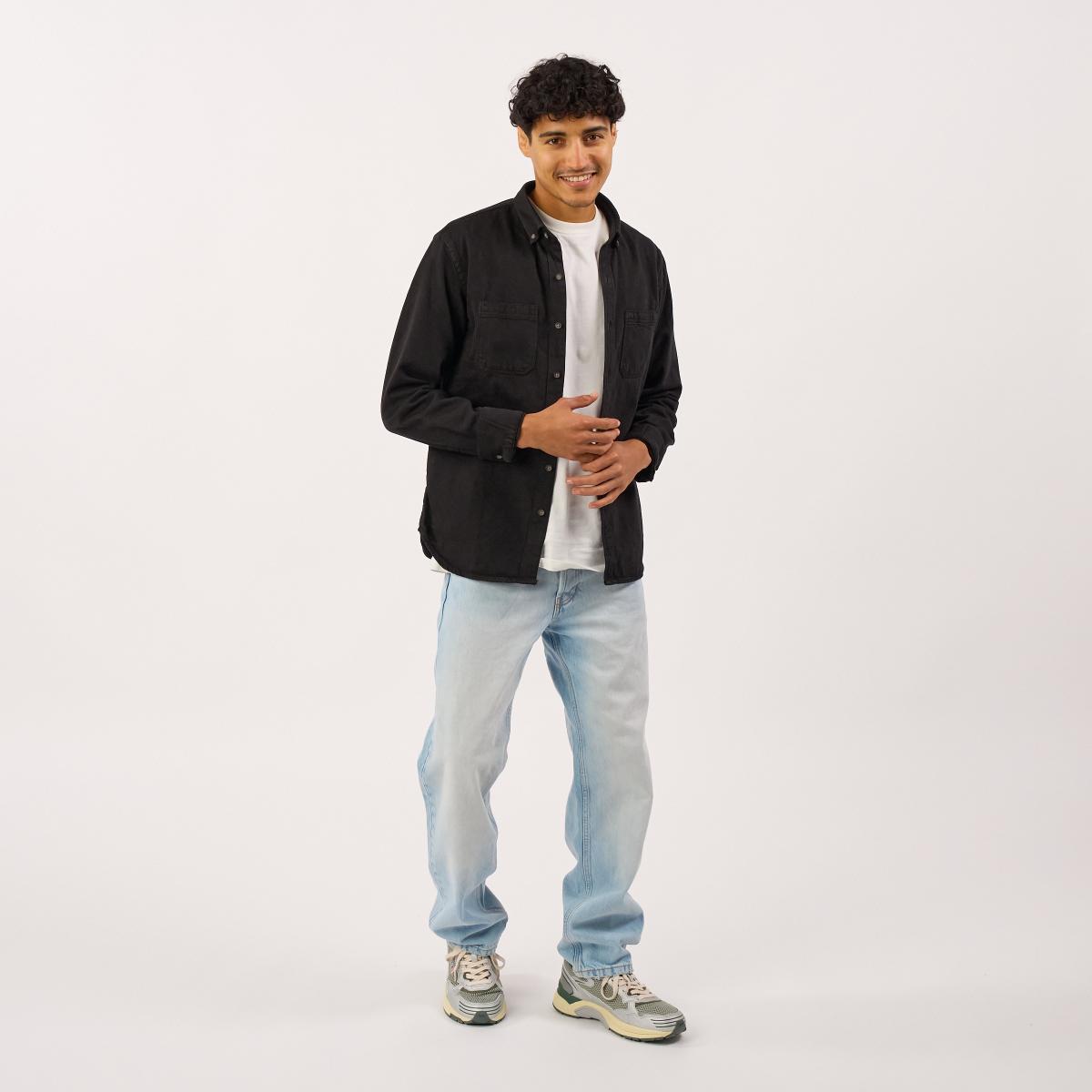 Chemise en denim - Noir