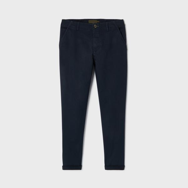 Pantalon chino - Marine - Bleu