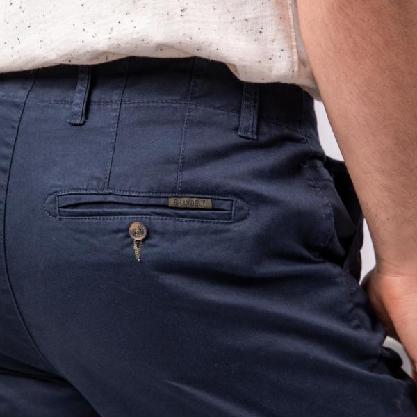 Pantalon chino - Marine - Bleu