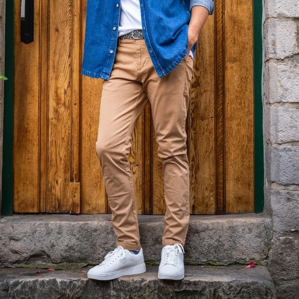 Pantalon chino - Beige