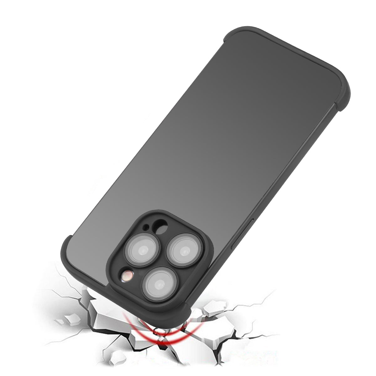 Coque Adhesive Iphone 15 Pro - Noir