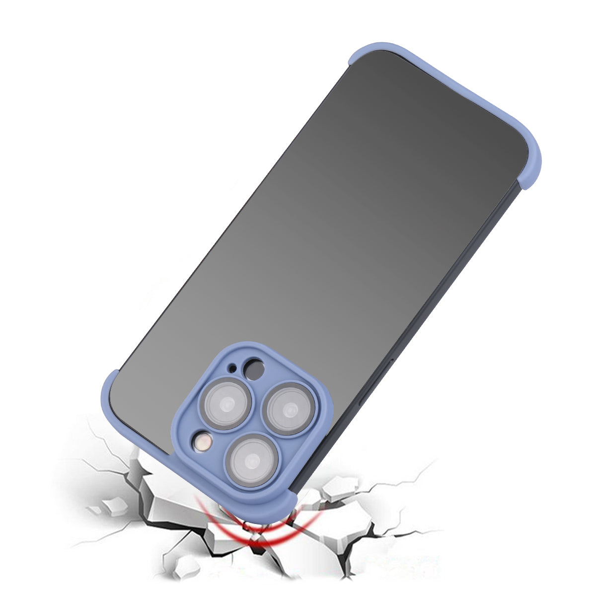 Coque Adhesive Iphone 15 Pro - Bleu 
