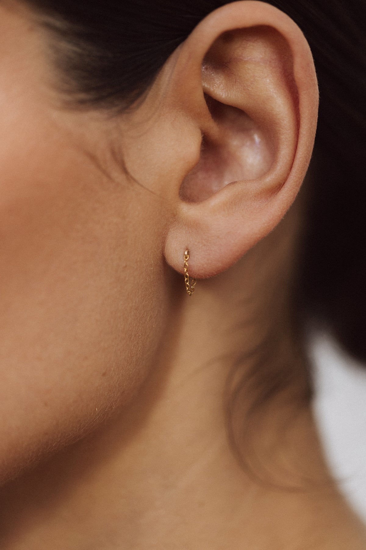 Boucles d'oreilles - chaînette Essentiel Or