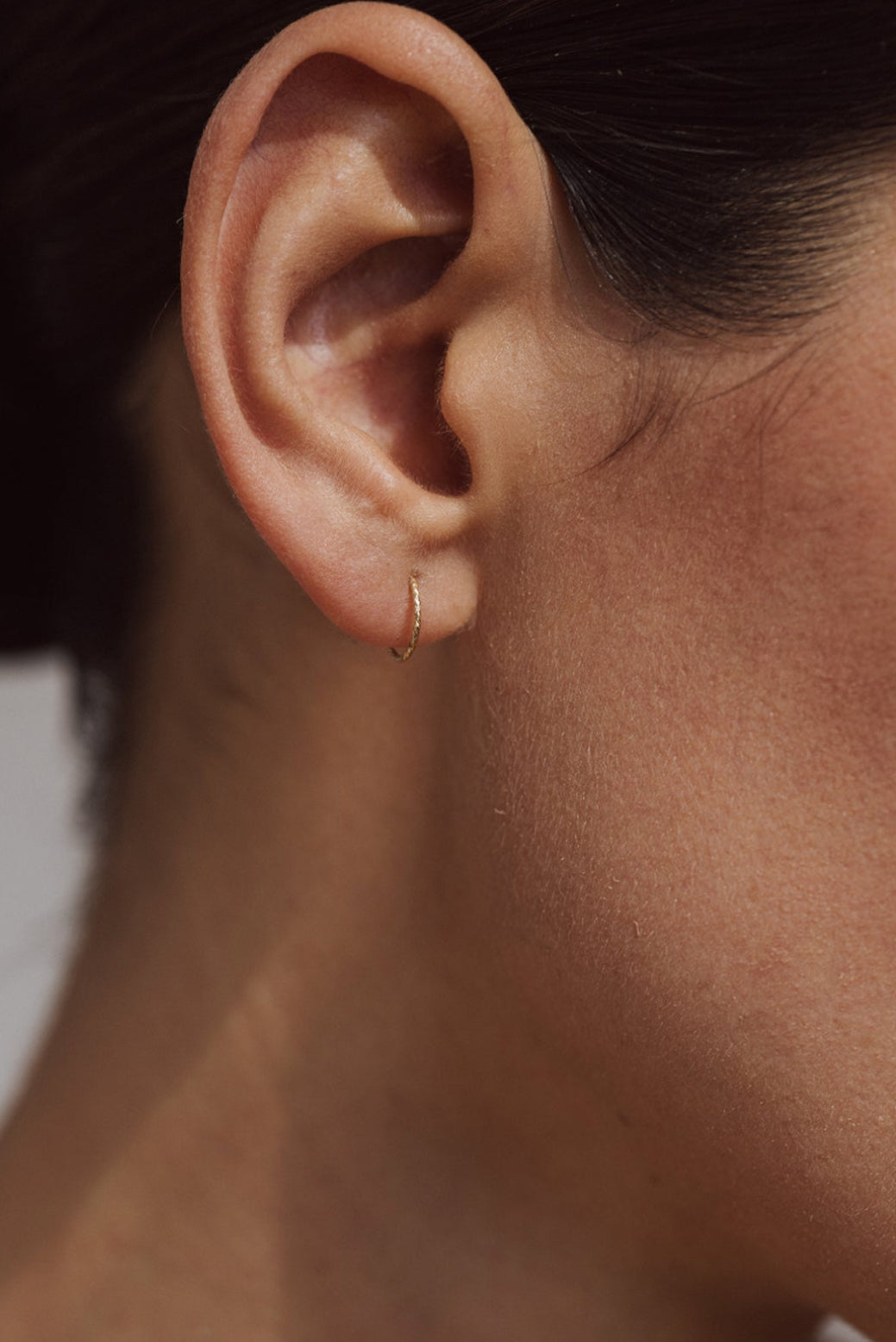 Boucles d'oreilles - Mini créoles Éclat Or
