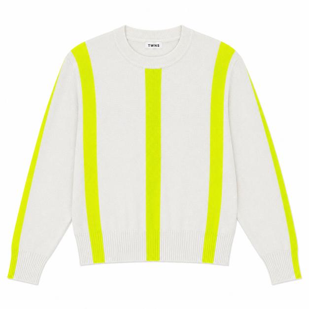 Reno - Offwhite/Neon Yellow