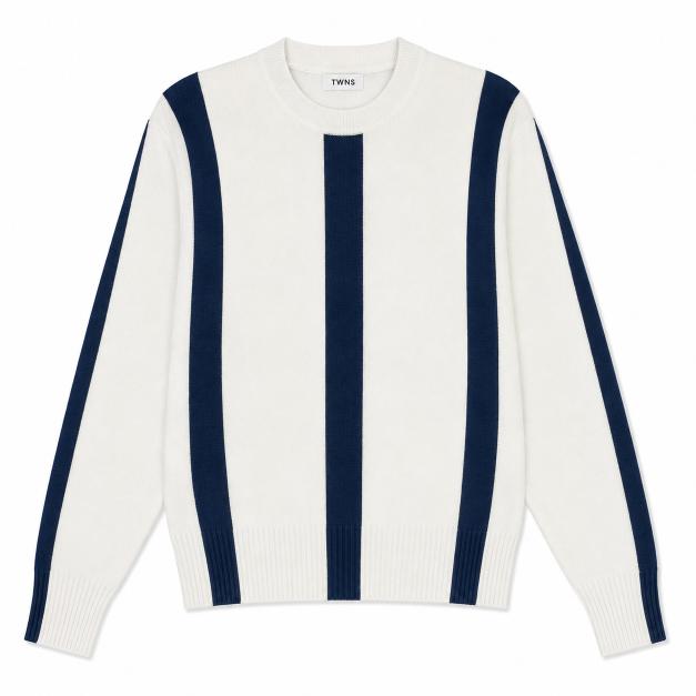 Reno - Offwhite/Navy Blue