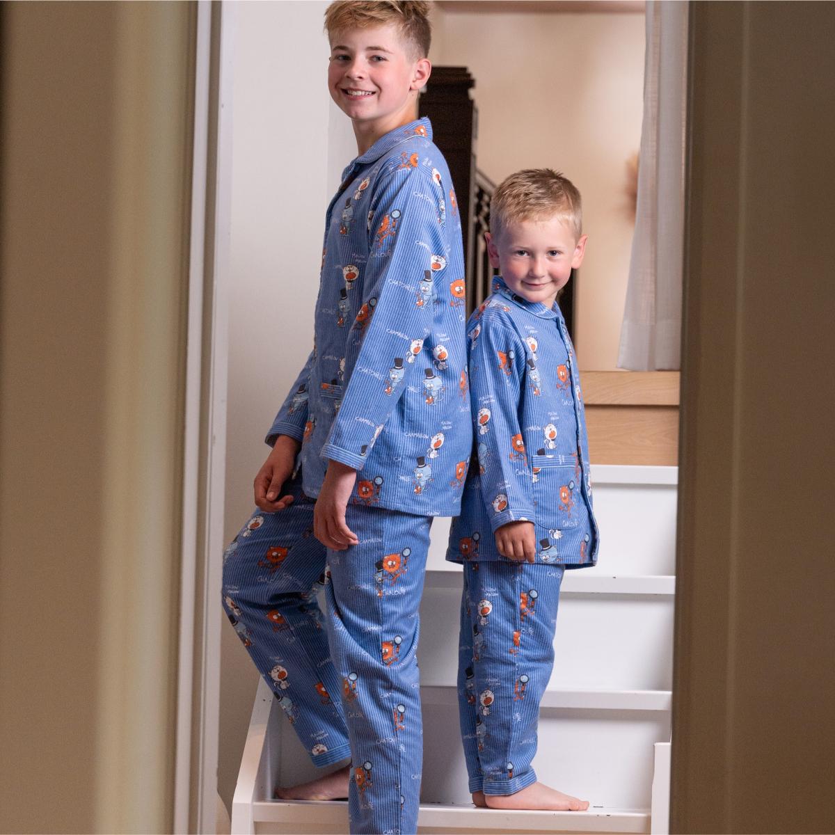 Pyjama flannelle - Kid - Bleu