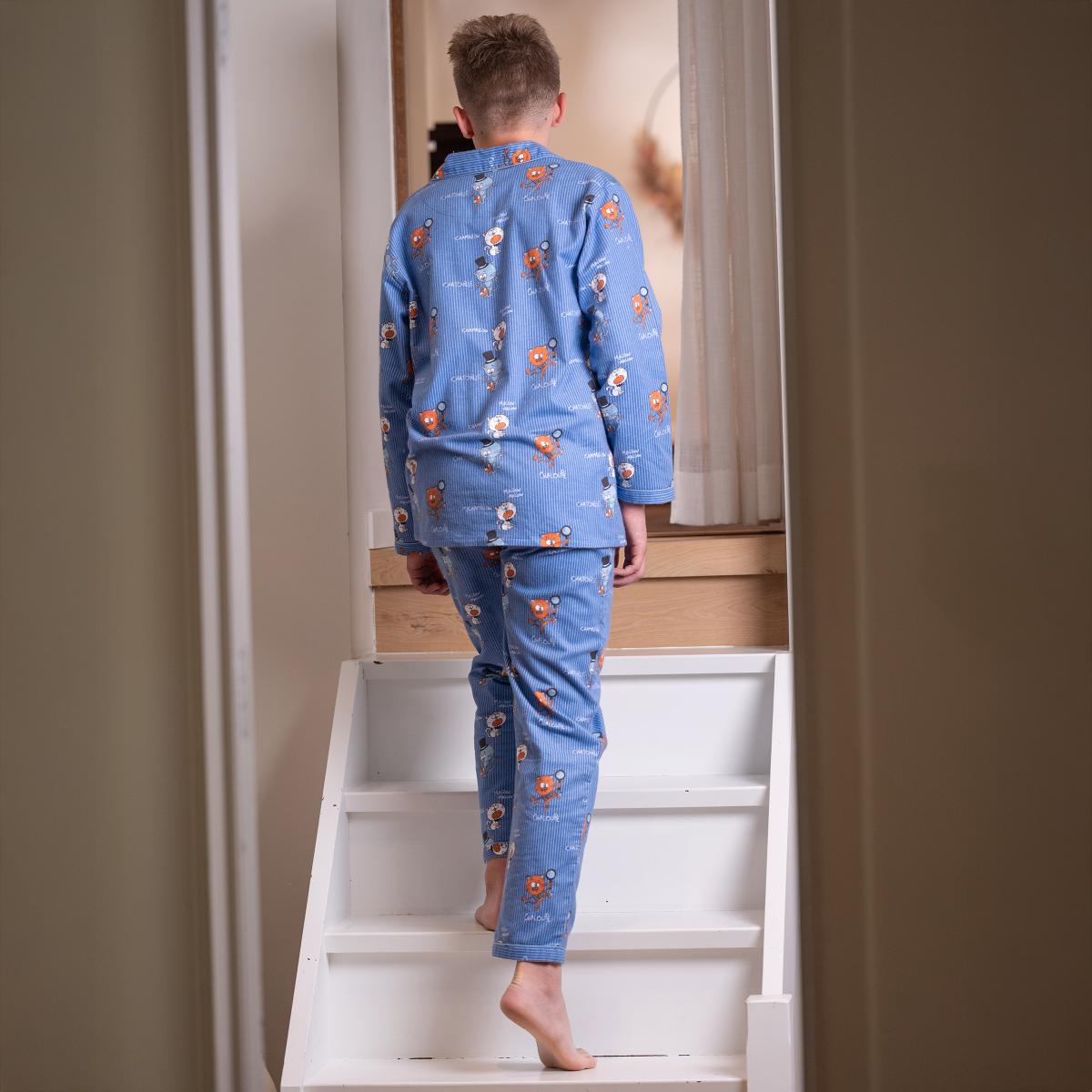 Pyjama flannelle - Kid - Bleu