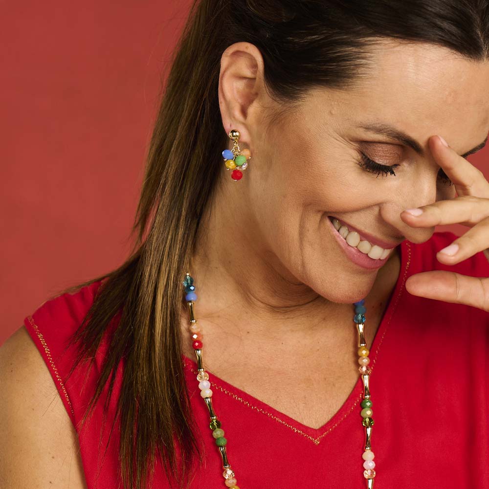 Boucles D&#39;Oreilles - Dalo Multicolore