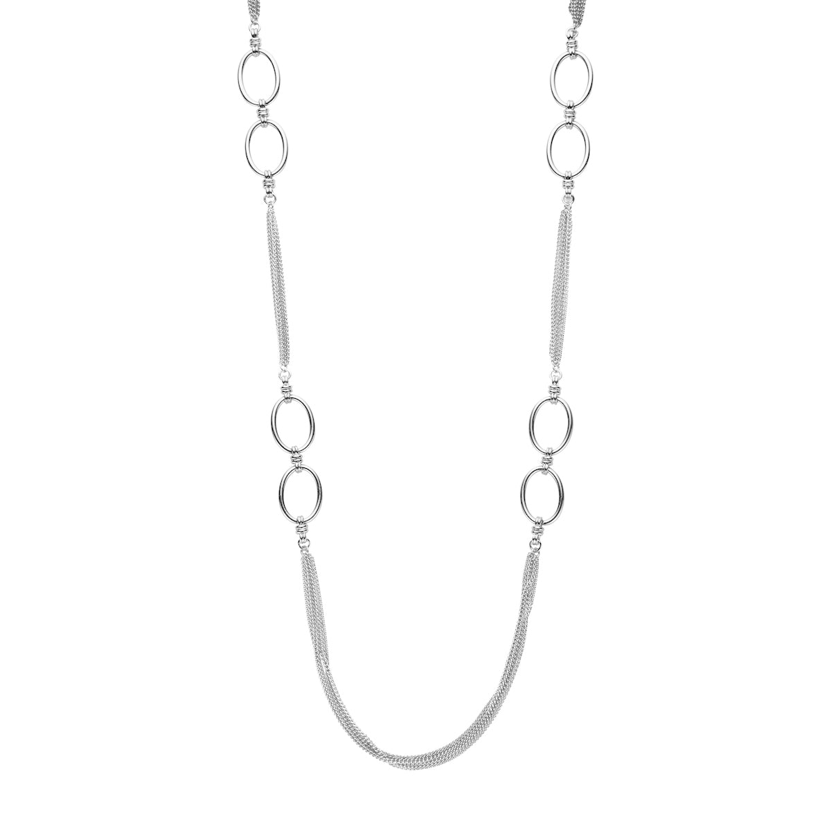 Collier - Danettelang Argenté