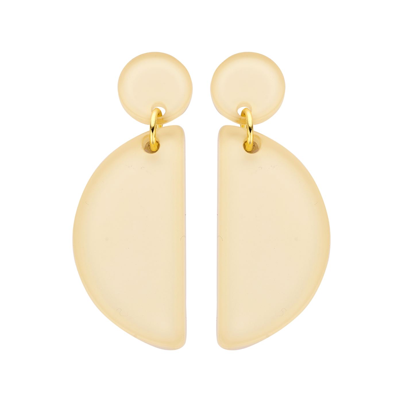 Boucles D'Oreilles - Denton Oorbellen Beige