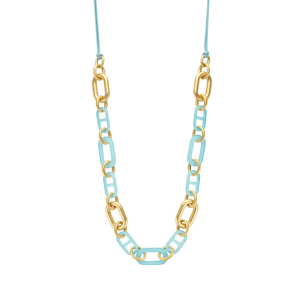 Collier - Desrolang Bleu Clair