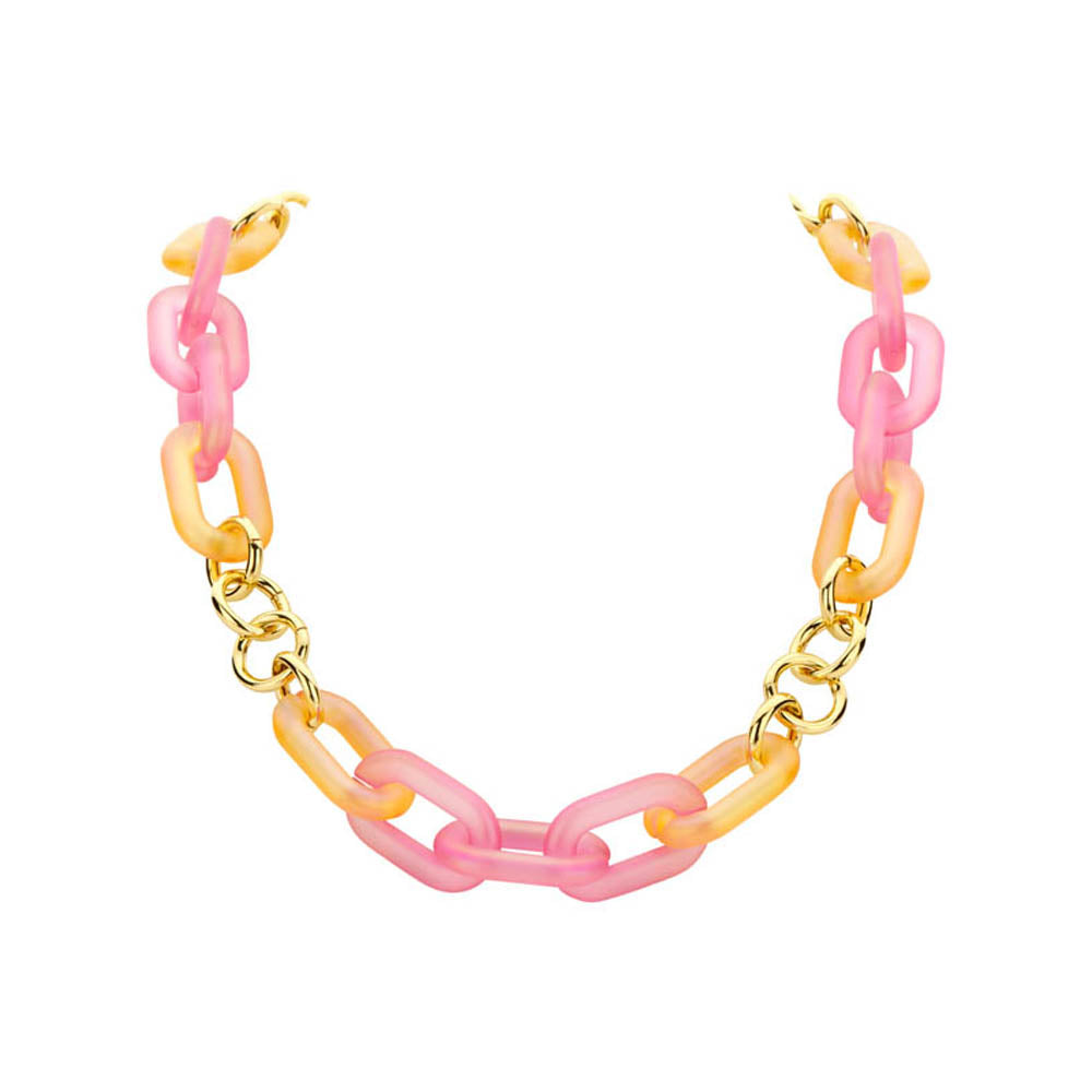 Collier - Dewiki Fuchsia/Orange