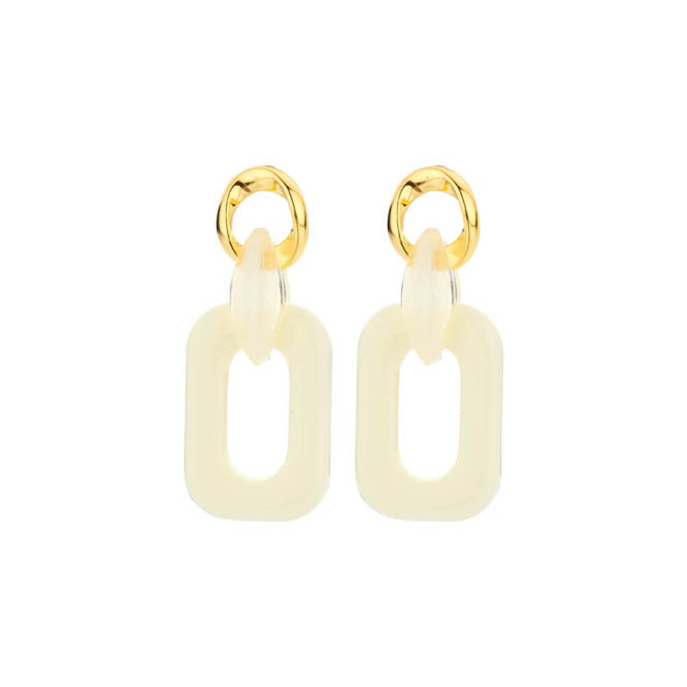 Boucles D&#39;Oreilles - Dide Écru