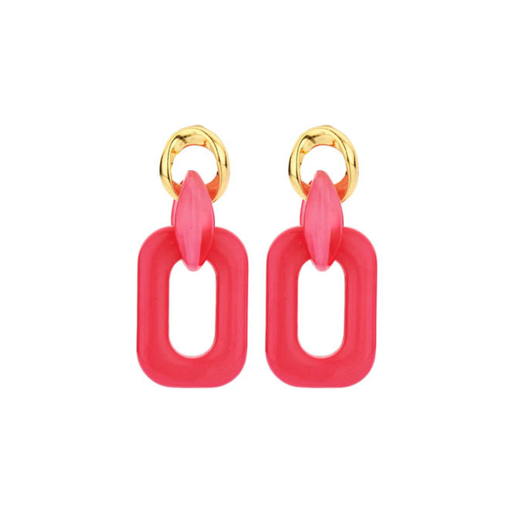 Boucles D&#39;Oreilles - Dide Fuchsia