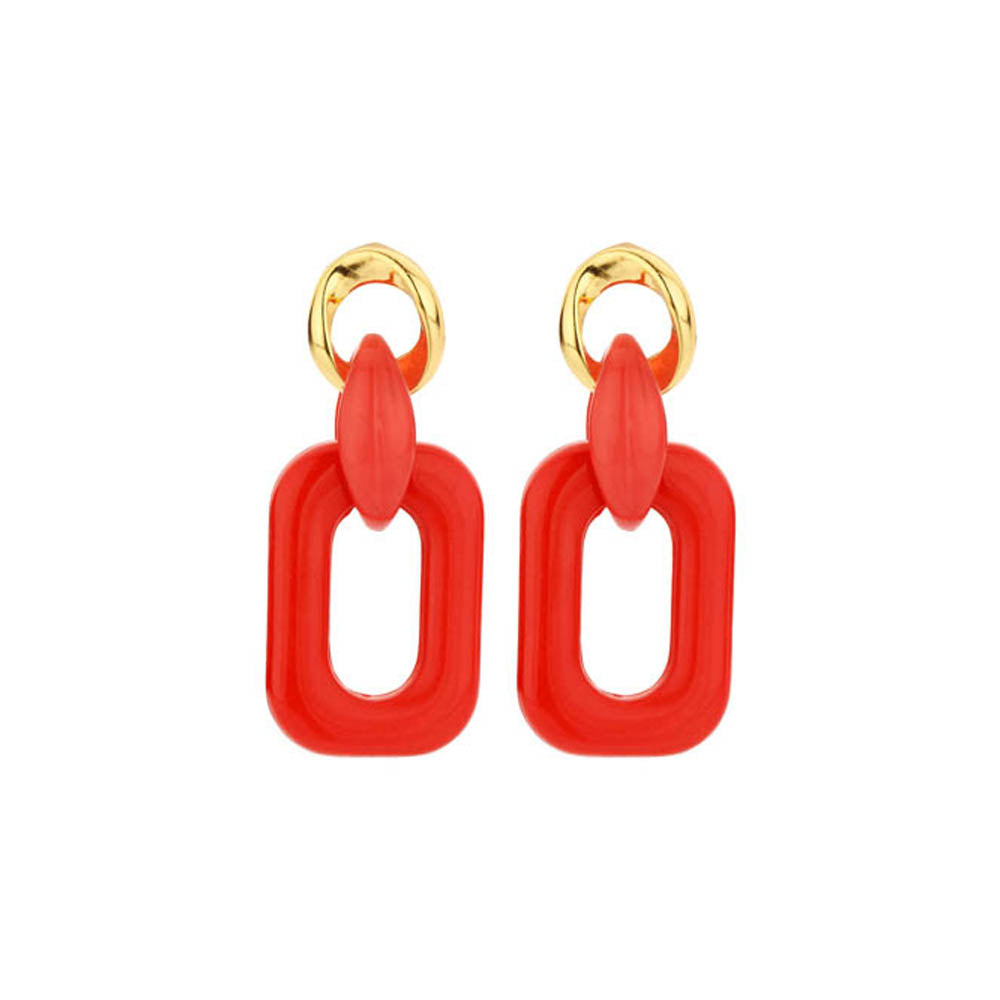 Boucles D&#39;Oreilles - Dide Rouge