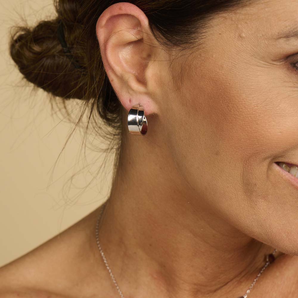 Boucles D&#39;Oreilles - Dob86 Argenté