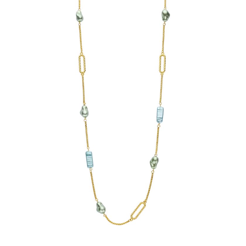 Collier - Dadelief Halsketting Groen