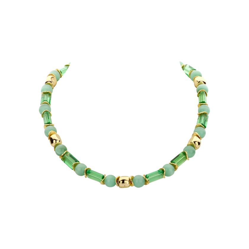 Collier - Dadu Halsketting Groen